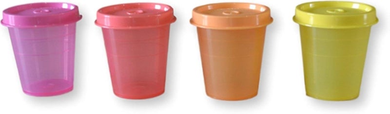 علبة تغميس صغيرة من تابروير، 55 مل، طقم من 4 قطع